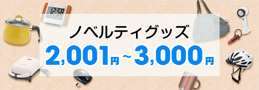 2001～3000円のノベルティグッズ