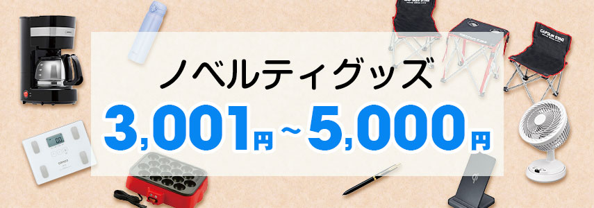 3001～5000円のノベルティグッズ