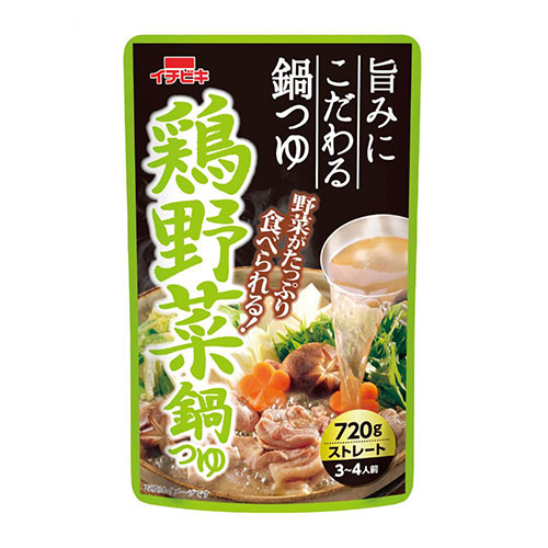 鶏野菜鍋つゆ720g　※税率8％