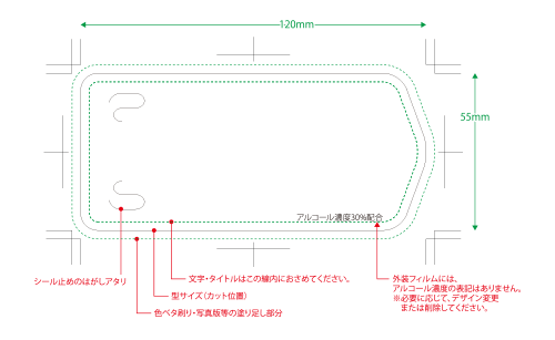 プリント箇所のイメージ